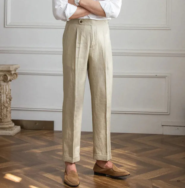 Men's Linen Casual Trousers