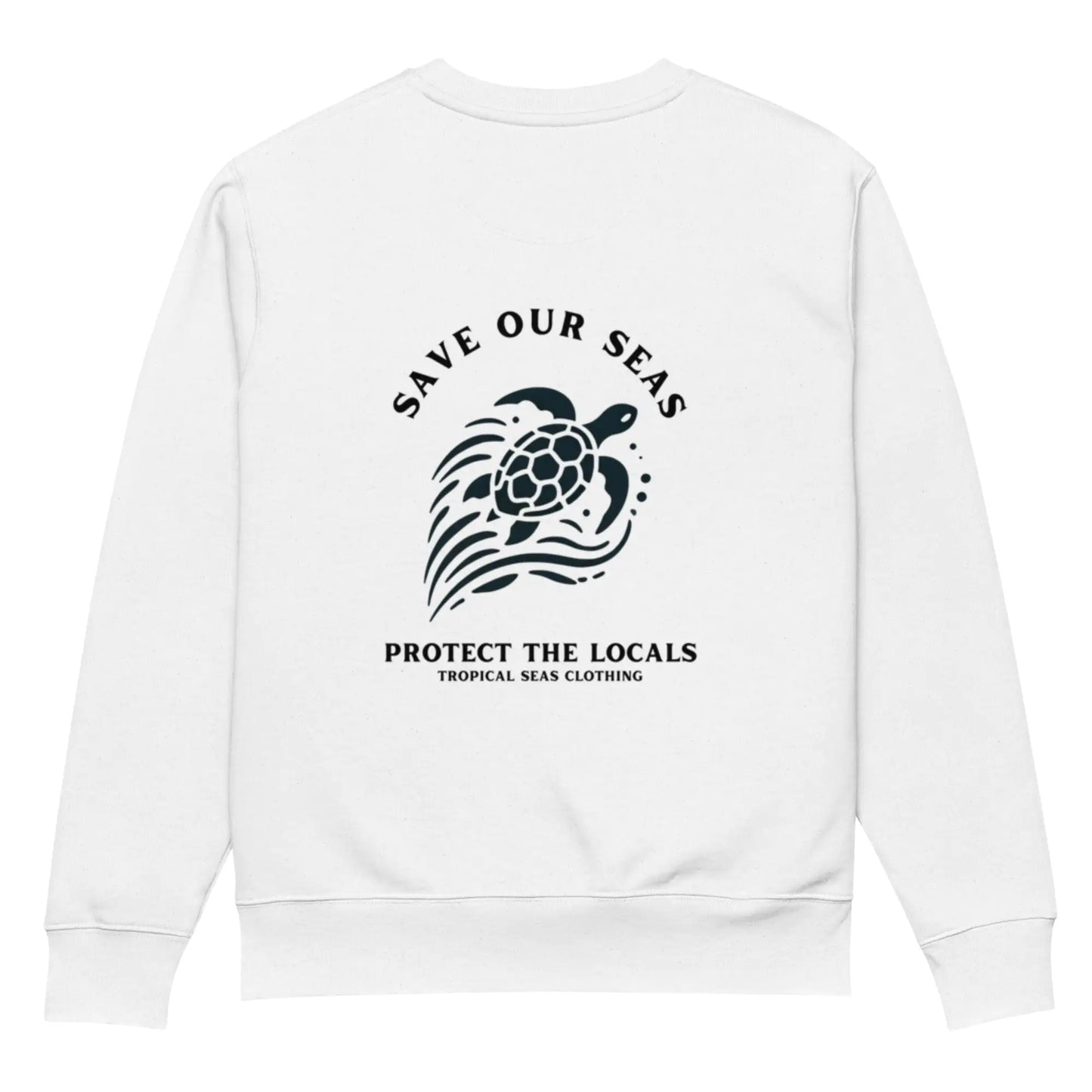 Save Our Seas Eco Sea Turtle Sweatshirt – 100% Organic Cotton Unisex Sweatshirt