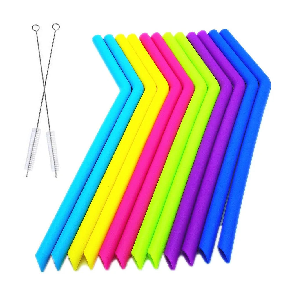 Silicone straws