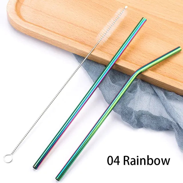 Colorful Stainless Steel Straws