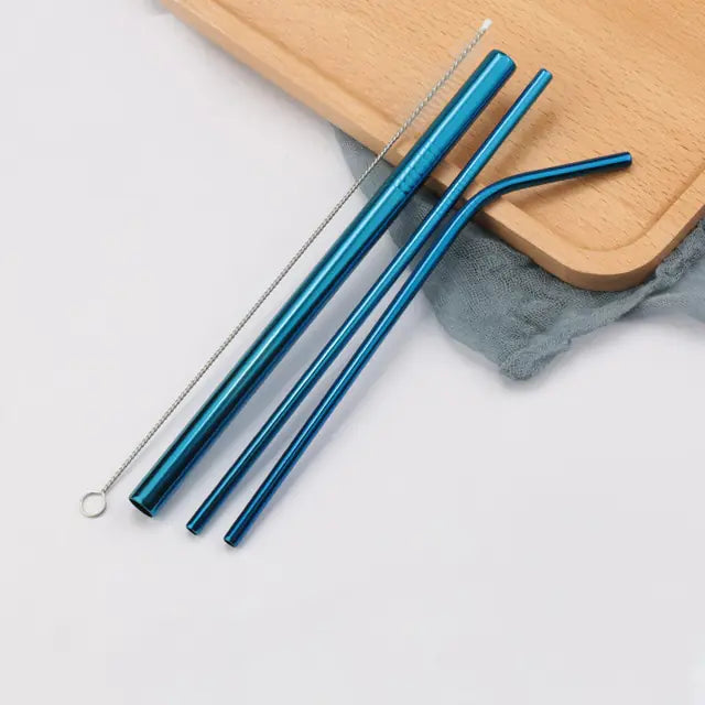 Colorful Stainless Steel Straws