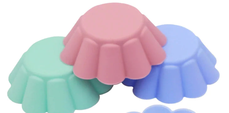 Flower Non-Stick Silicone Baking Cups