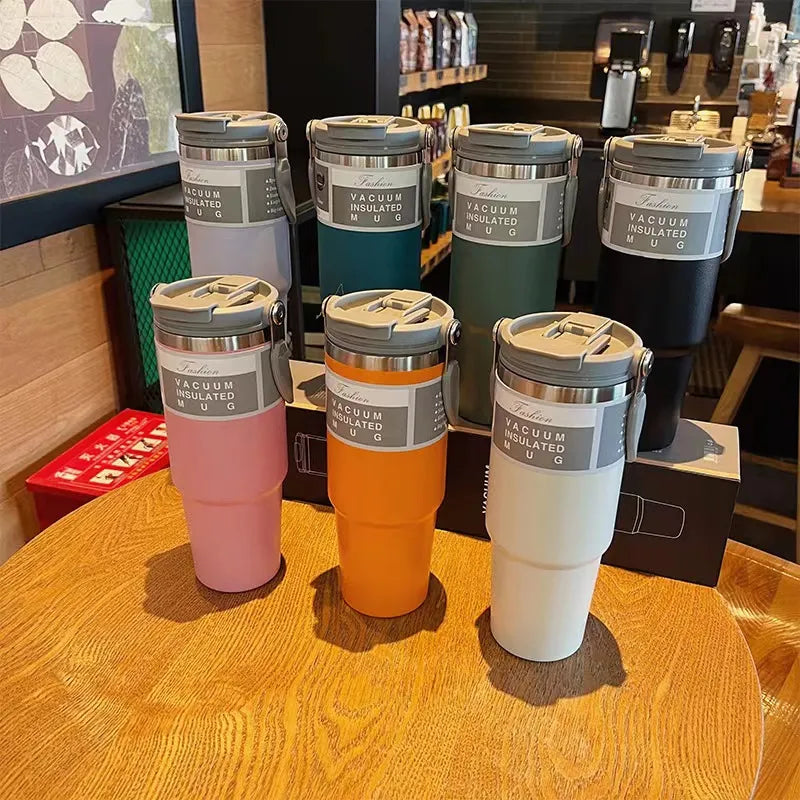 Dual Drink Stainless Steel Insulated Cup