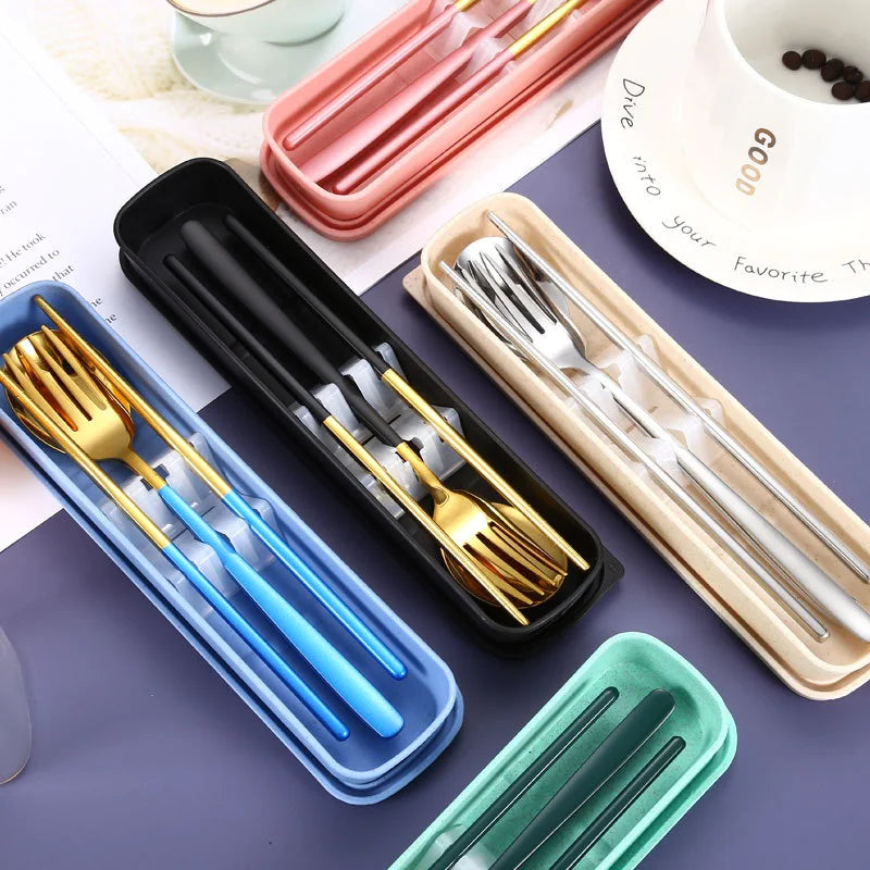 Portable Stainless Steel Cutlery Set