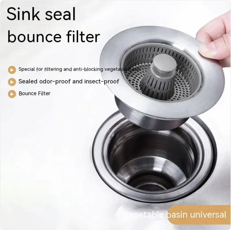 Stainless Steel Kitchen Sink Drain Filter