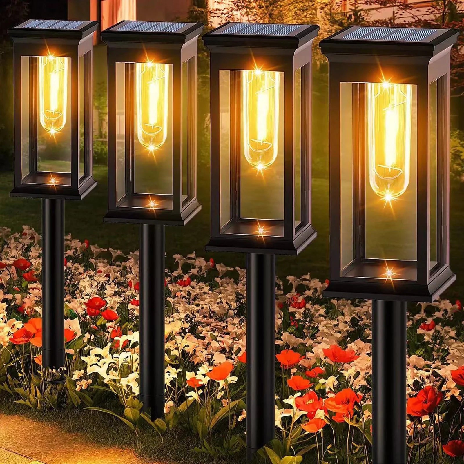 ☀️ Kidsjoy Solar Pathway Lights – 6 Pack