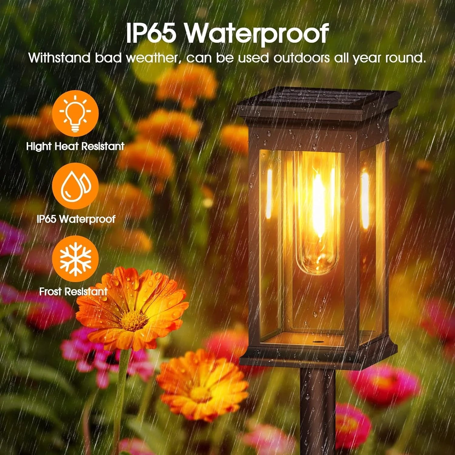 ☀️ Kidsjoy Solar Pathway Lights – 6 Pack