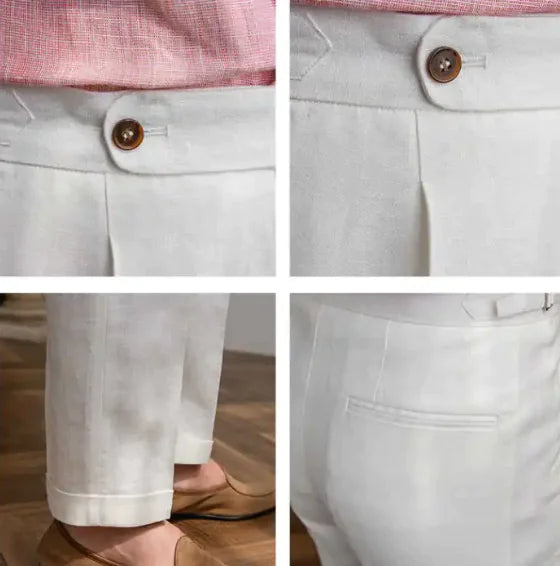 Men's Linen Casual Trousers