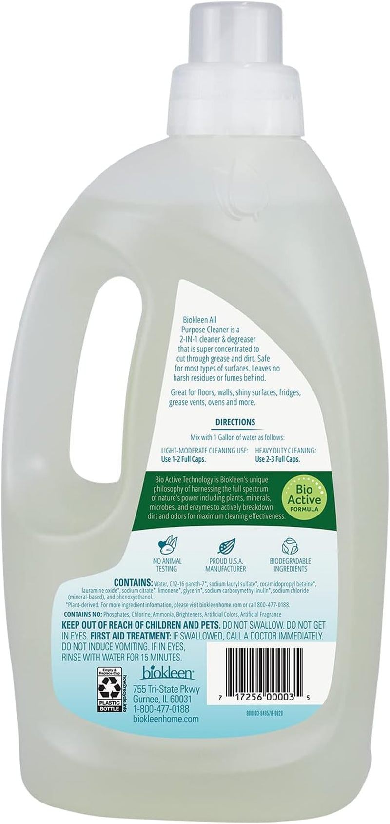 Biokleen Plant-Based Concentrated All Purpose Cleaner