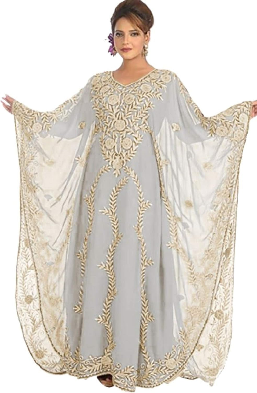 The Ultimate WUBU Kaftan Maxi Dress – Elegance, Comfort & Style in One Stunning Look