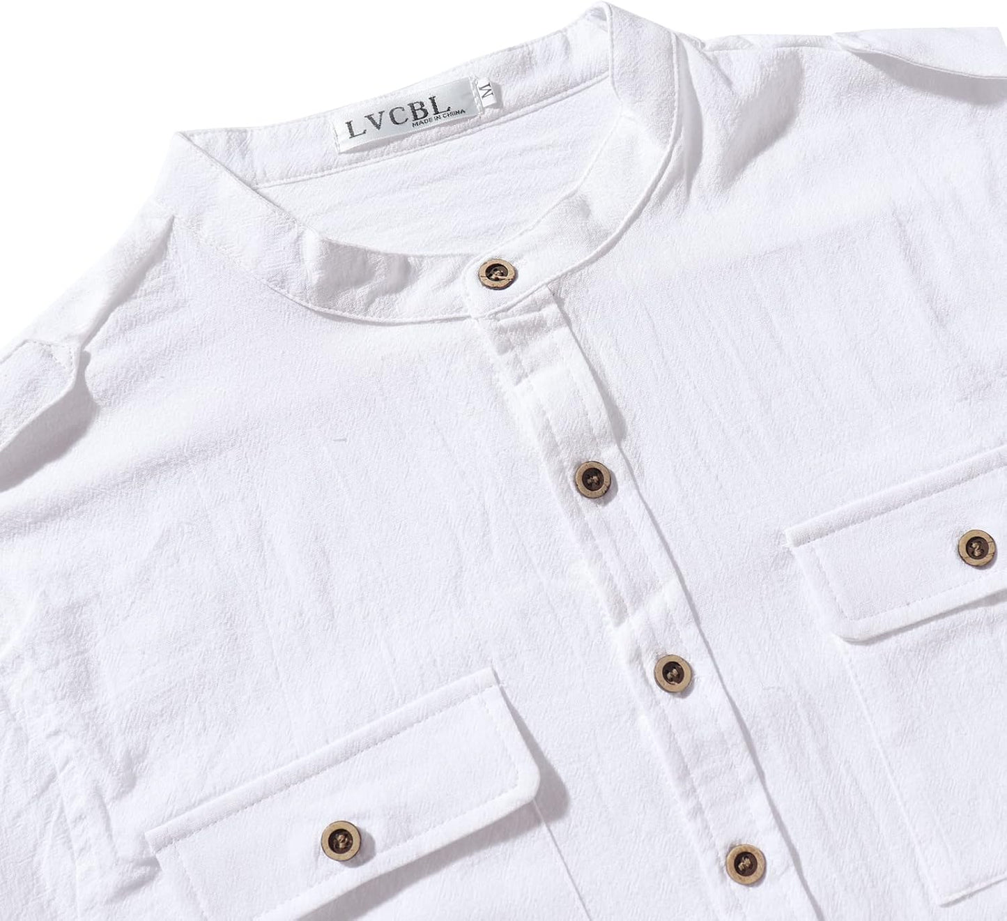 Men’s Fashion Linen Long Sleeve Shirt