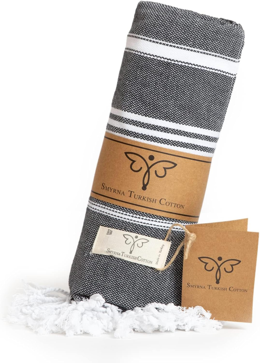 Smyrna Turkish Cotton Beach Blanket — Sustainable, Sand-Free & Stylish