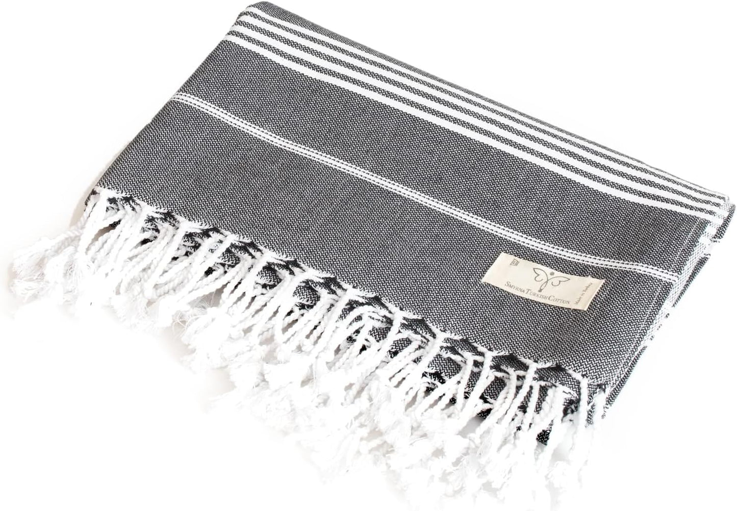 Smyrna Turkish Cotton Beach Blanket — Sustainable, Sand-Free & Stylish