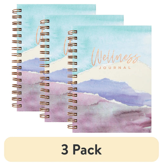 Mintgreen 6" x 8" Wellness Spiral Journal – 200 Pages