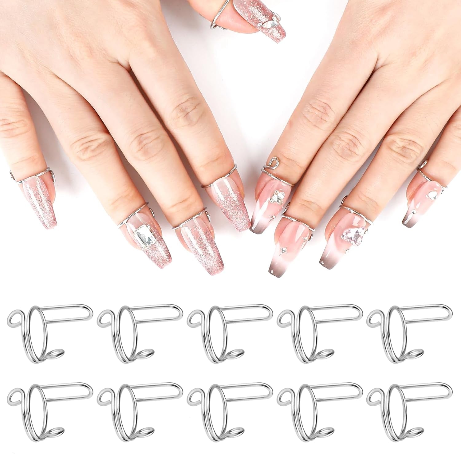 heemee Wudu Nail Rings Set – Adjustable, Stylish, and Convenient for Daily Wear