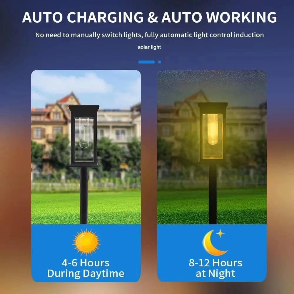 ☀️ Kidsjoy Solar Pathway Lights – 6 Pack