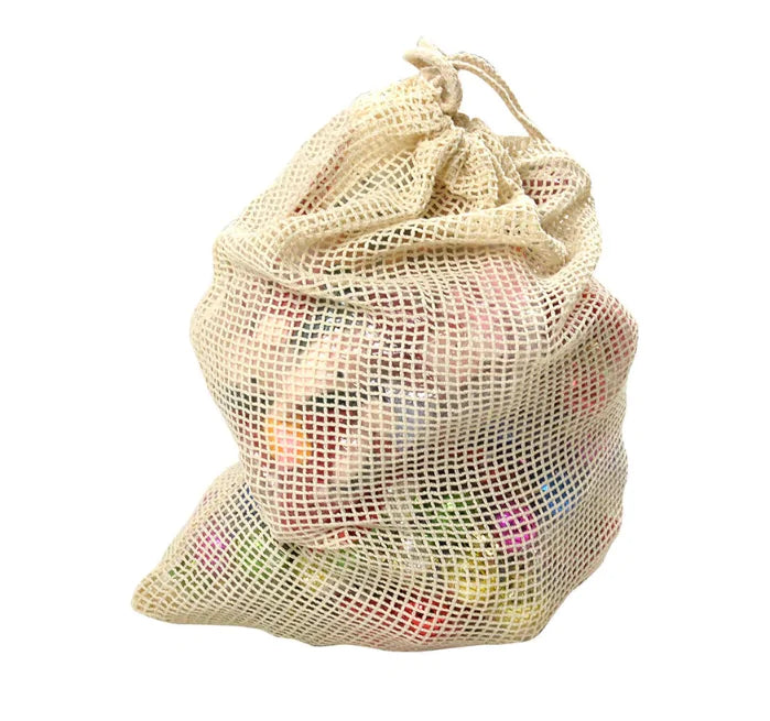 Washable Mesh Drawstring Bags