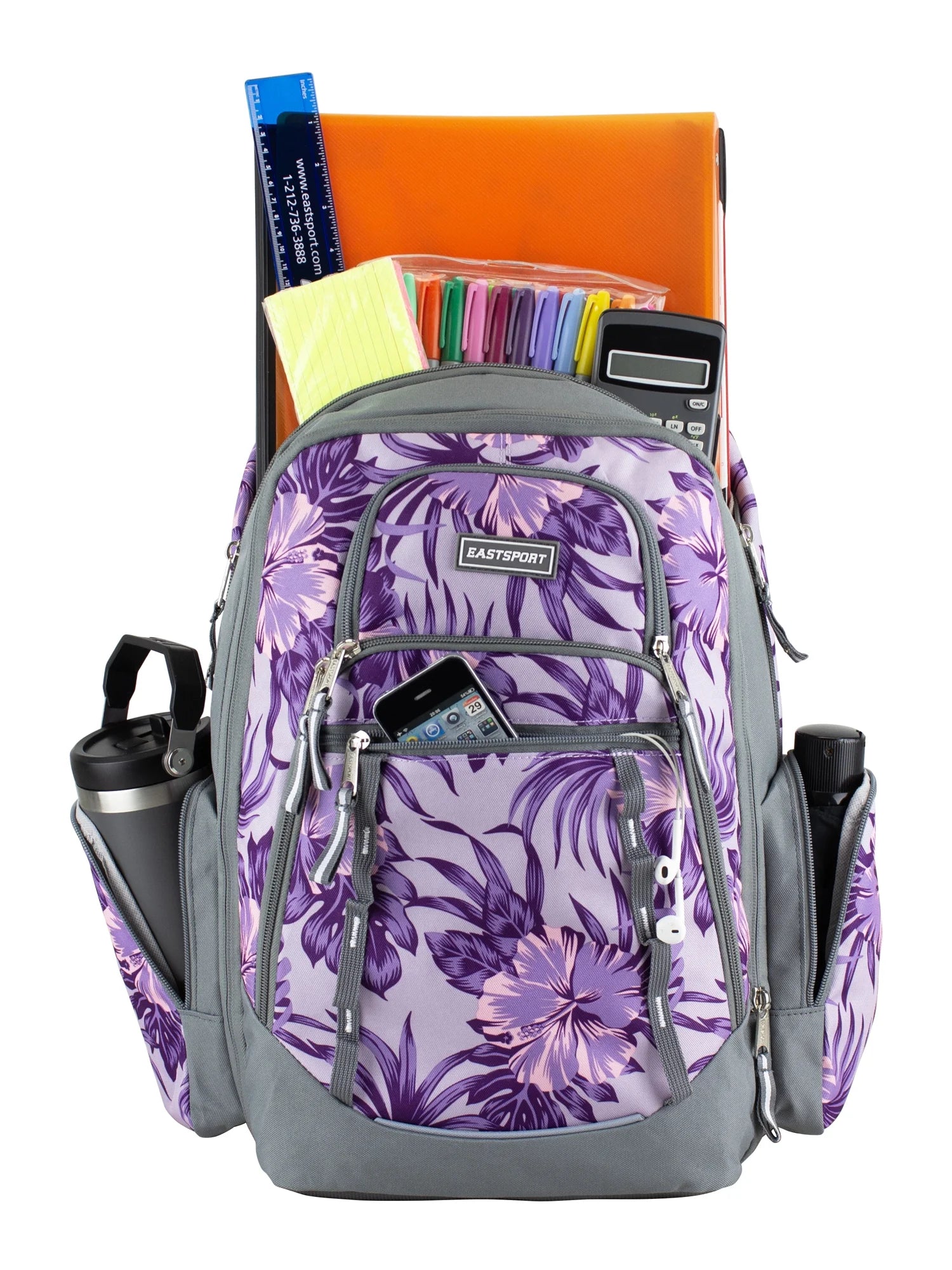 Eastsport Diamond Expandable Recycled Backpack