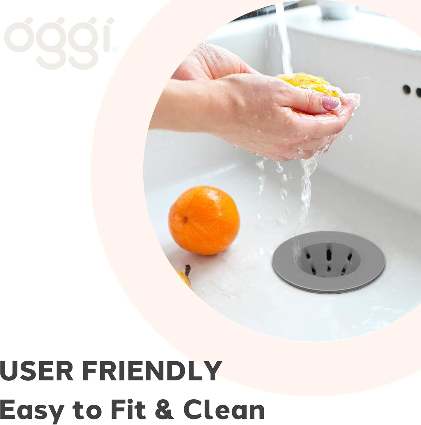 🌀 OGGI Silicone Sink Strainer – Keep Your Drains Clear in Style!