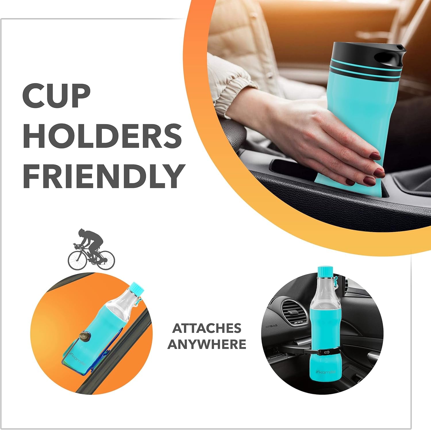 Transformer 2-in-1 Insulated Travel Mug – Leak-Proof Stainless Steel Tumbler with Dual Lids for Hot & Cold Drinks, BPA-Free, 16 oz