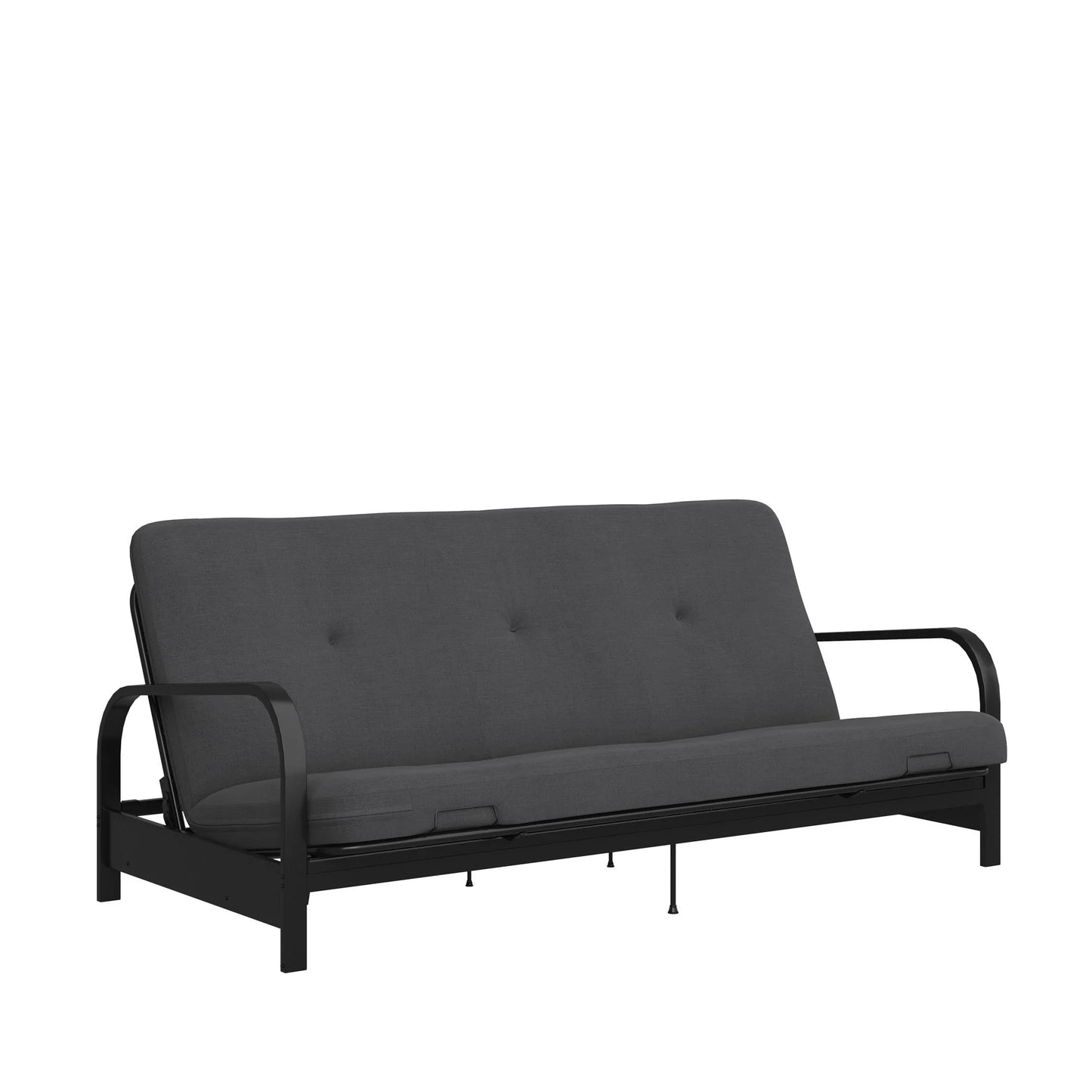 Caddie 6-Inch Futon Mattress – Full Size, Gray Linen