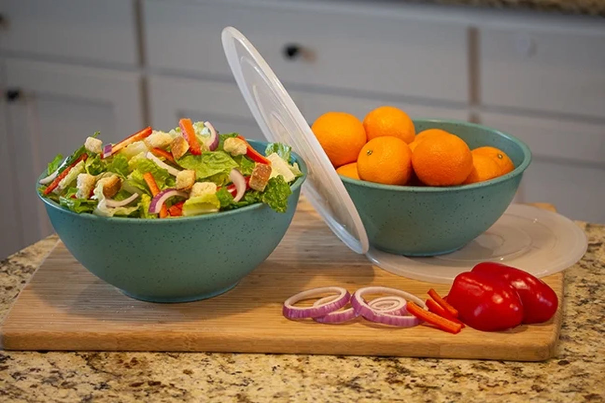 Mainstays 28-Piece Eco-Friendly Recycled Plastic Dinnerware Set