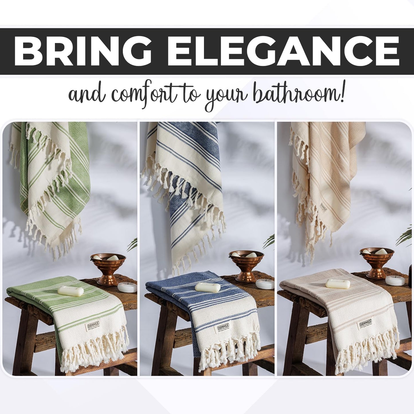 Experience Ultimate Comfort with Our 100% Certified Organic Turkish Cotton Towels
