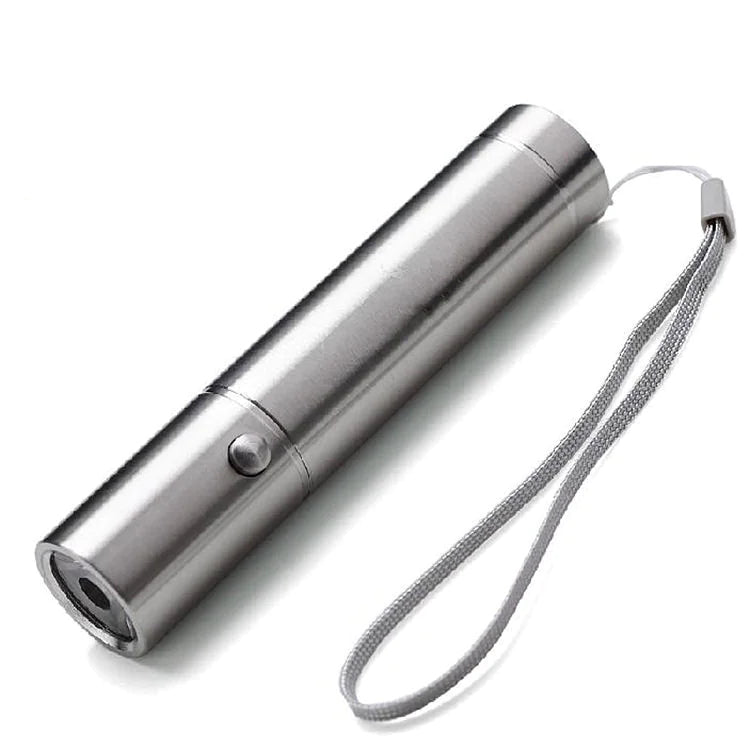 Stainless Steel Small Steel Cannon Flashlight