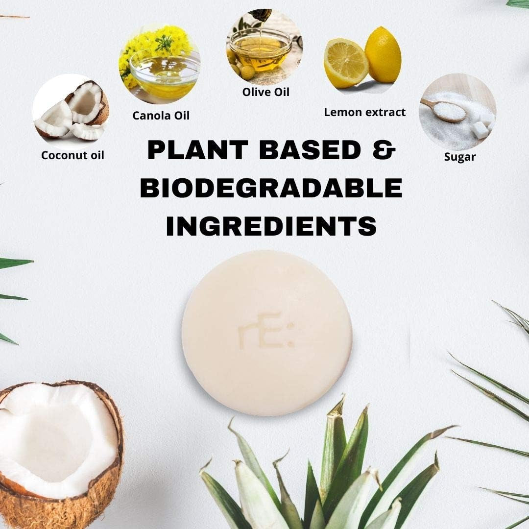 🌿 Plastic-Free Dish Soap with Natural Loofah – Eco-Conscious Cleaning, Elevated