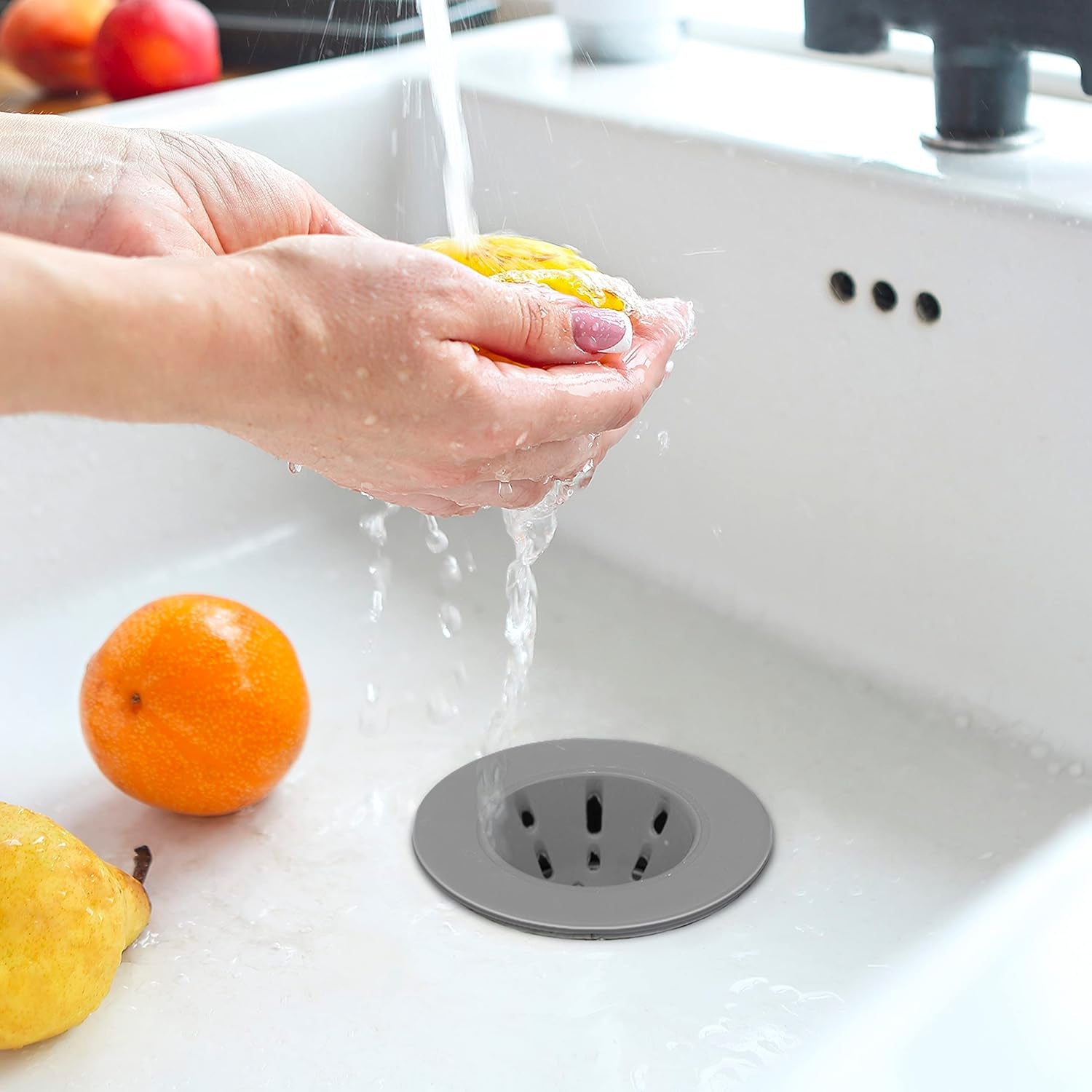 🌀 OGGI Silicone Sink Strainer – Keep Your Drains Clear in Style!