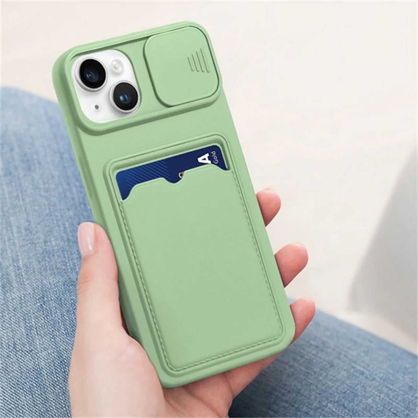 📱 Xeber Slide Camera Protection Wallet Phone Case