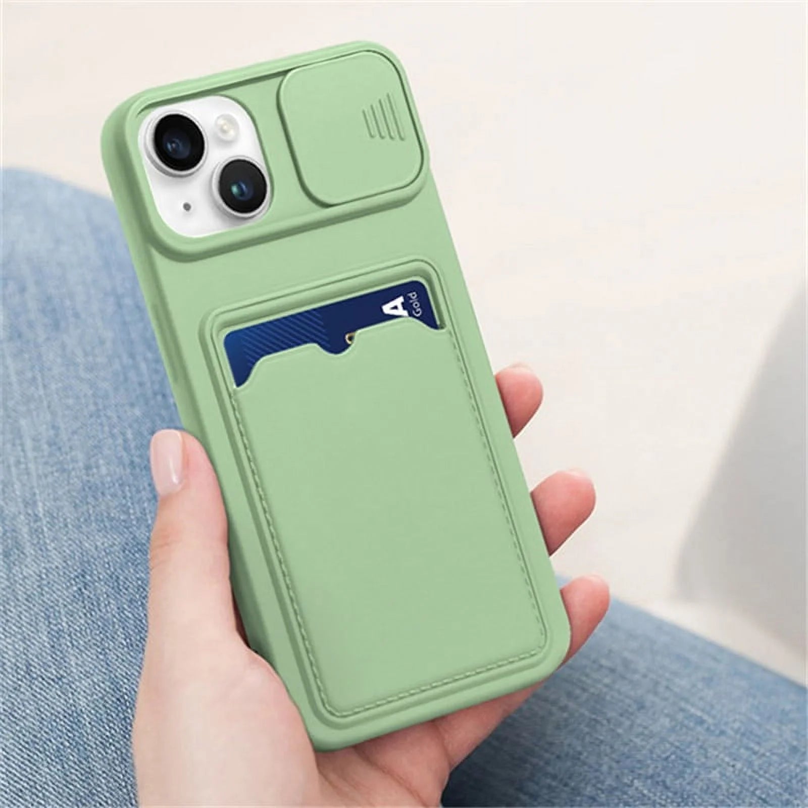 📱 Xeber Slide Camera Protection Wallet Phone Case
