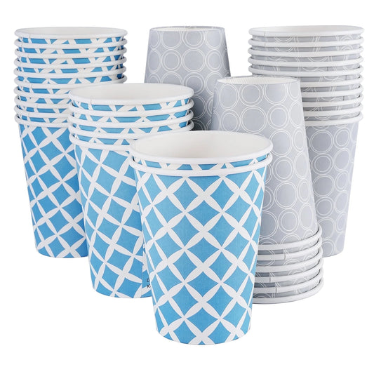 KATBITE 12oz Disposable Paper Cups – 28 Count