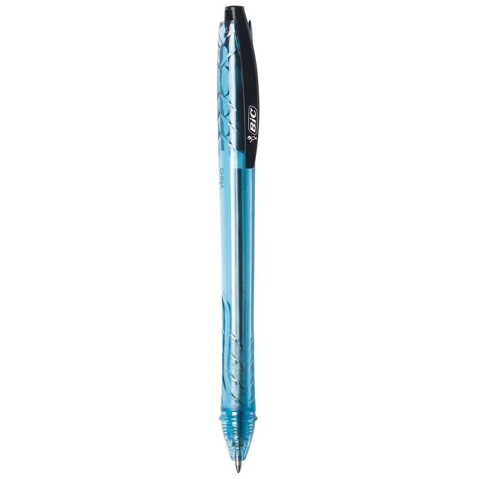 BIC ReVolution Ocean-Bound Ball Pen – 73% Recycled Plastic, Medium Point, Black, 12-Count
