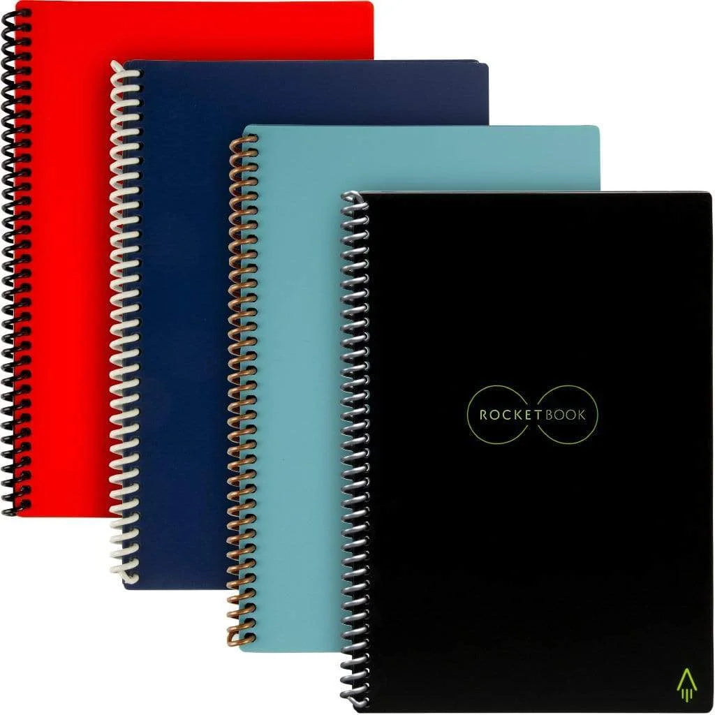 Rocketbook Core Smart Reusable Notebook — Executive Size (6" x 8.8"), Dot-Grid, 36 Pages