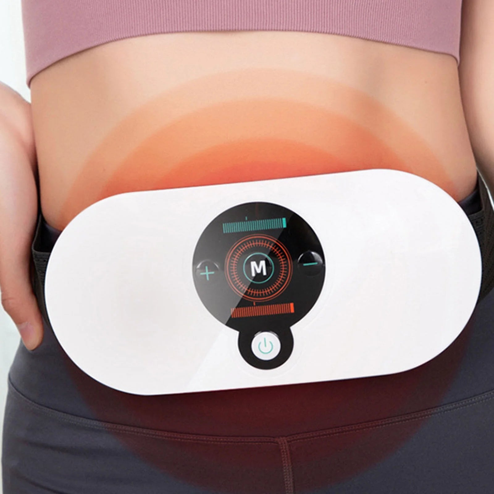 🔥 Electric Heating Pad for Menstrual Cramps – Portable Uterus & Back Warmer with 3 Heat Levels & 9 Massage Modes
