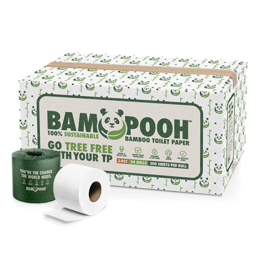 Bampooh 3-Ply Bamboo Toilet Paper — Soft, Strong & Sustainable
