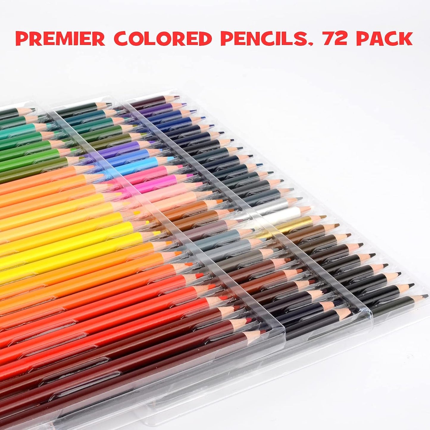 ThEast 72-Color Pencil Set with Handmade Canvas Pencil Pouch – Adorable Cat Design, Pre-Sharpened, Eco-Friendly Colored Pencils with Sharpener, Eraser & Bonus Accessories