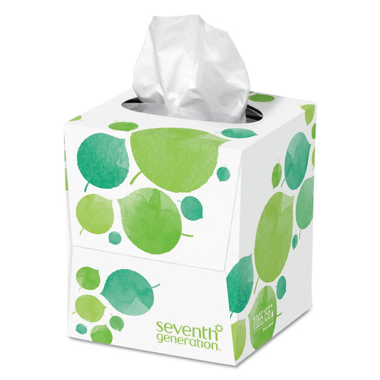 Seventh Generation 100% Recycled Facial Tissue, 2-Ply, 85 Sheets per Box