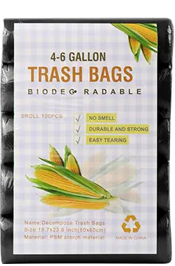 Biodegradable Trash Bags - Thick Household Supply