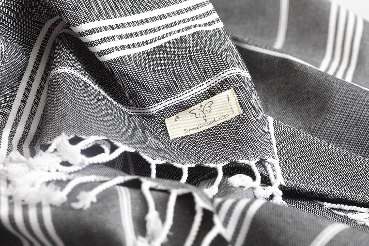 Smyrna Turkish Cotton Beach Blanket — Sustainable, Sand-Free & Stylish