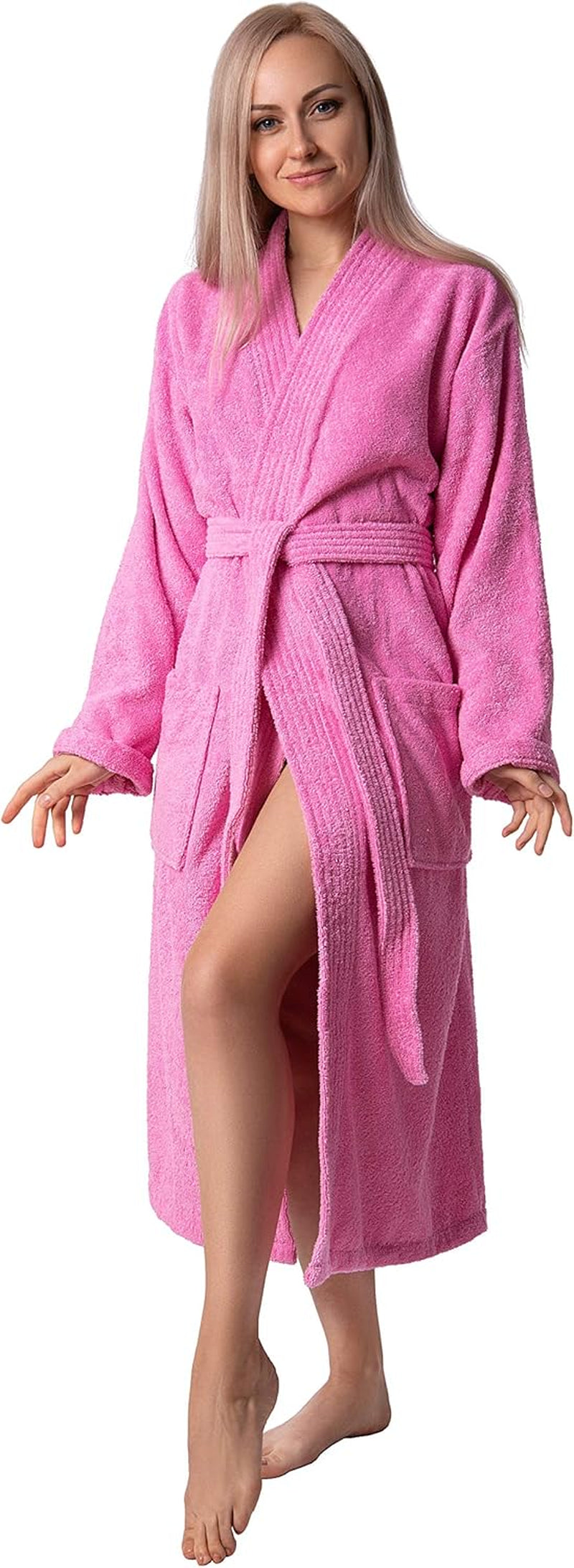 🛁 Luxury Turkish Cotton Kimono Robe – Ultra-Soft, Absorbent, Spa-Quality Bathrobe with Pockets | Bagno Milano
