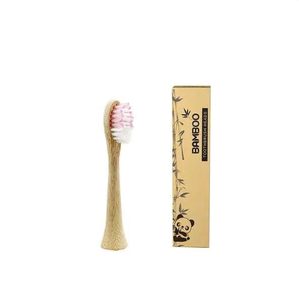 Organic Bamboo Biodegradable Electric Toothbrush Head