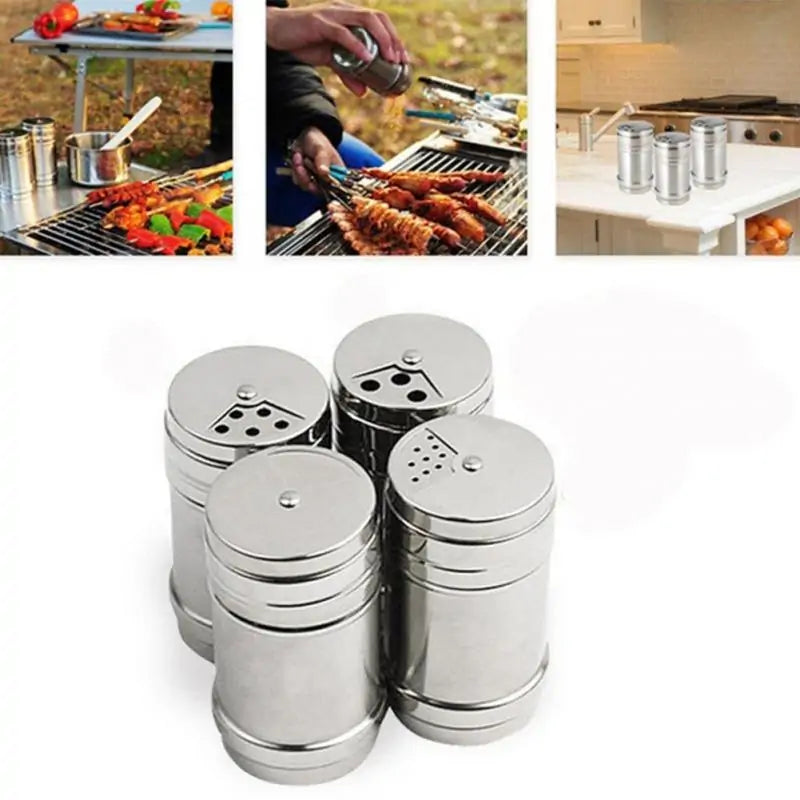 Stainless Steel Salt And Pepper Shakers