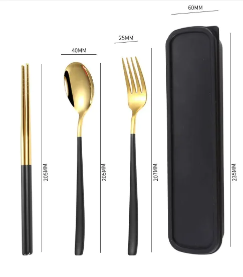 Portable Stainless Steel Cutlery Set