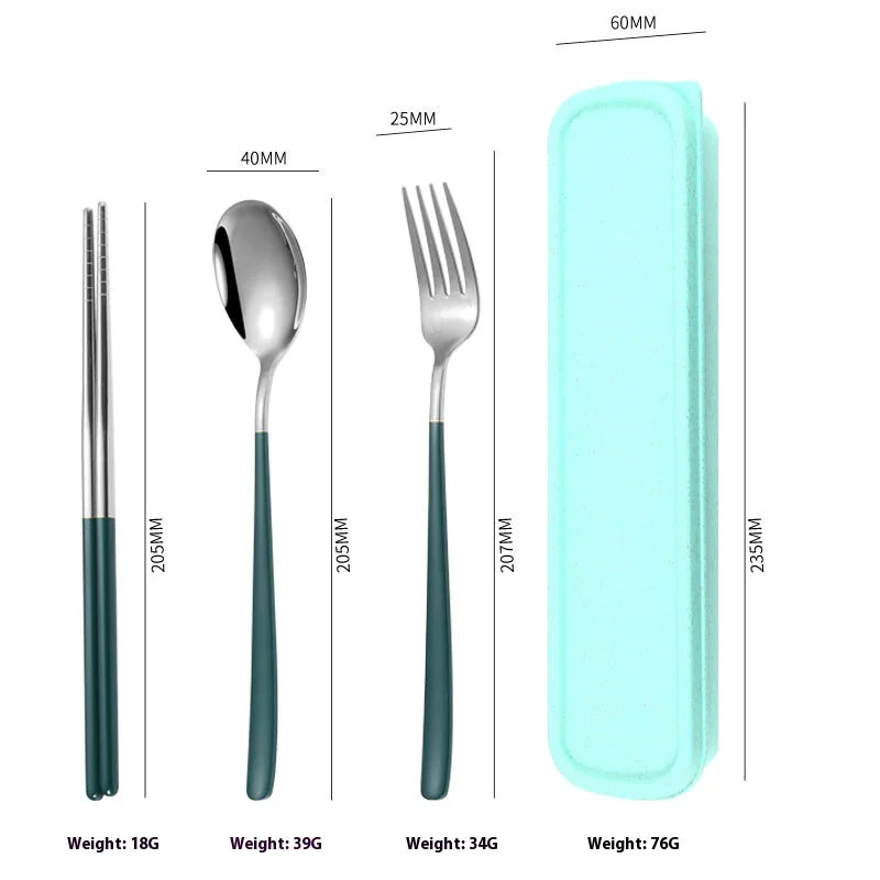 Portable Stainless Steel Cutlery Set