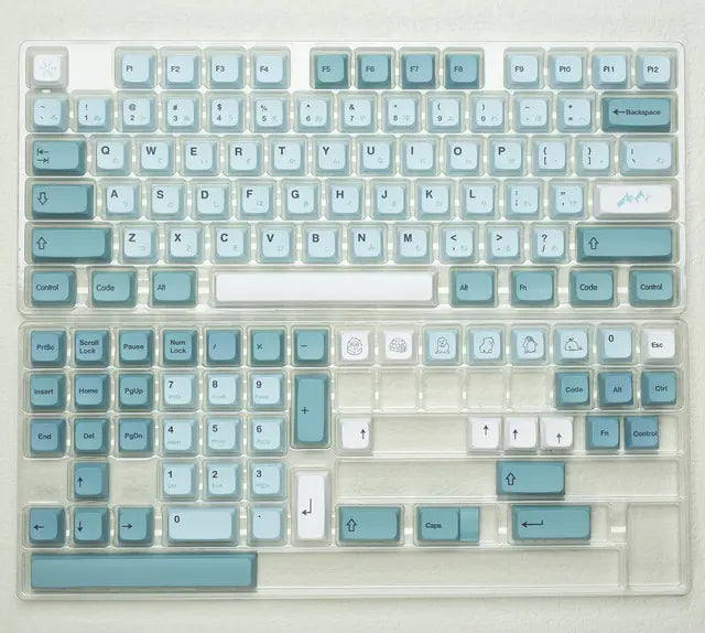 Mechanical Keyboard Blue Iceberg