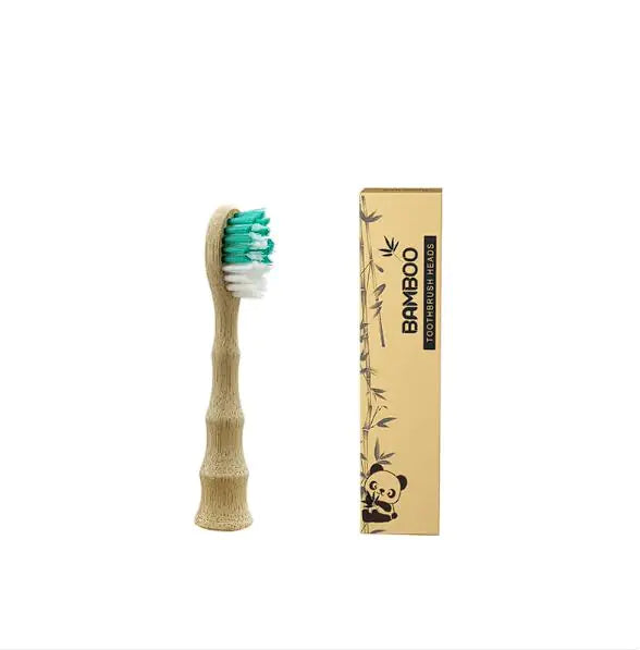 Organic Bamboo Biodegradable Electric Toothbrush Head