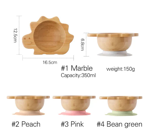 Nordic Style Baby Bamboo Tableware