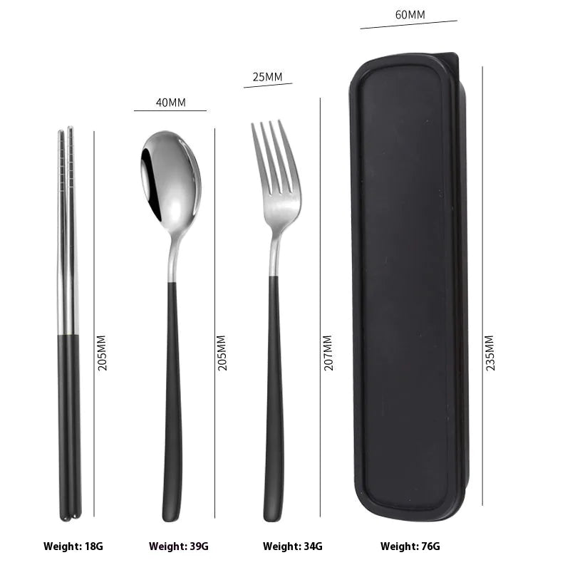 Portable Stainless Steel Cutlery Set